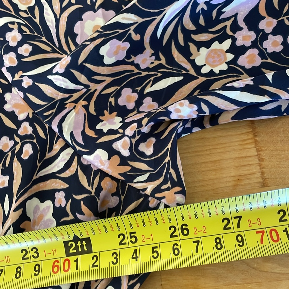 J. Crew V-neck mini dress in floral fields women’s size 3X - Picture 15 of 16